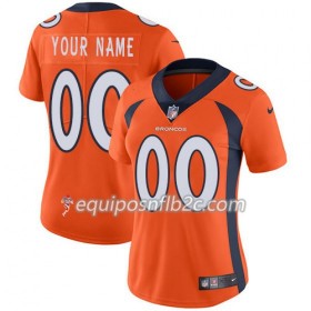 Camiseta Mujer NFL Denver Broncos Personalizar Naranja 